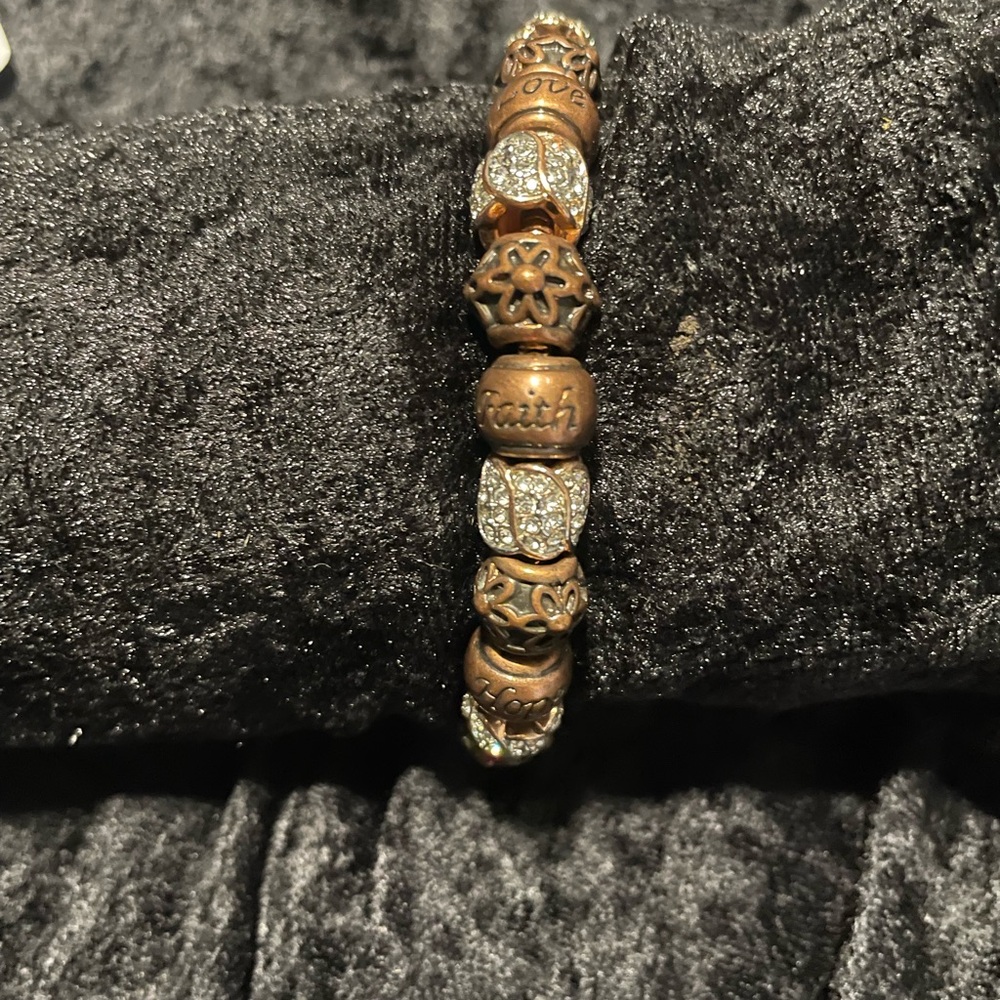 Elegant Danbury Mint Copper Charm Bracelet
